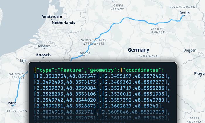 Get Google Maps routes as GeoJSON