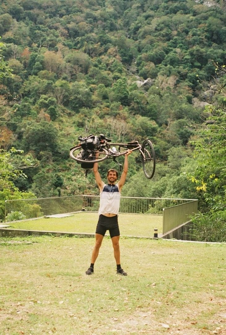 Reaching Lushui Campground, just after kilometer 1000