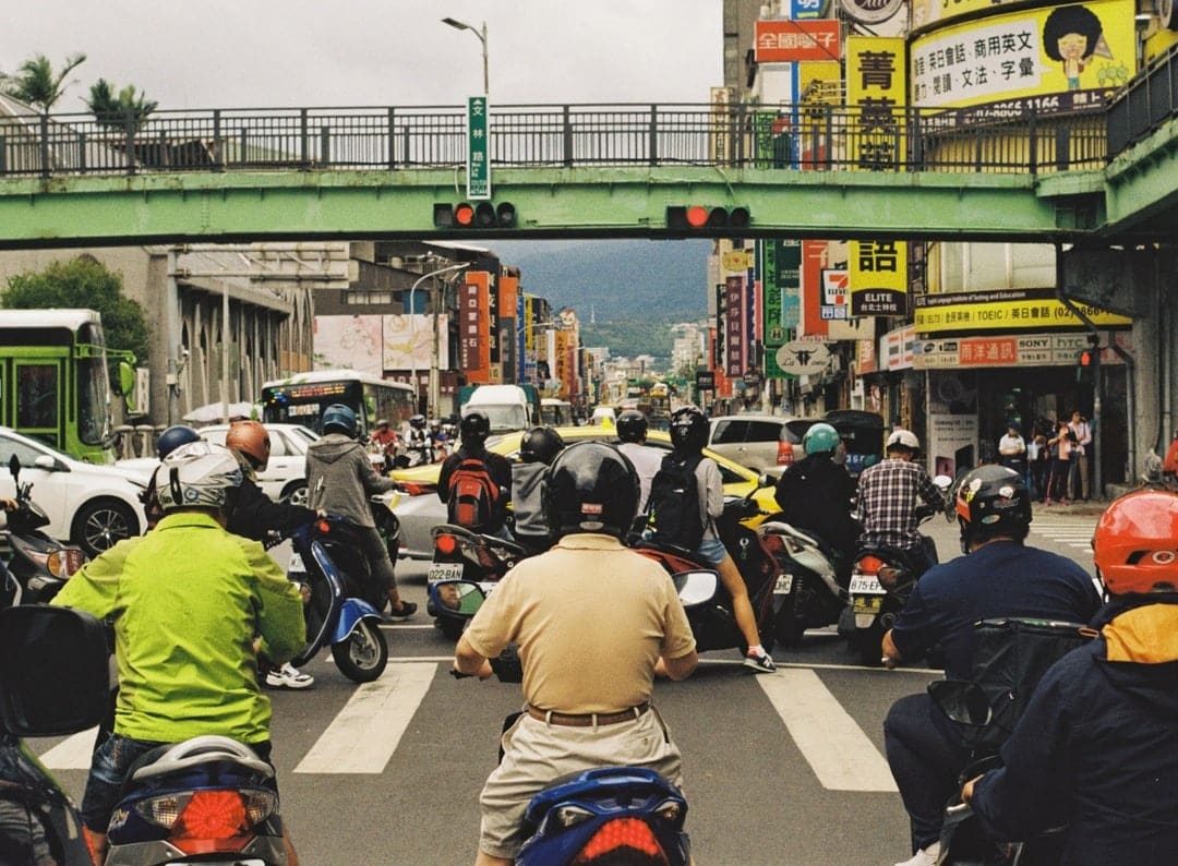 Stuck in Taipei gridlock