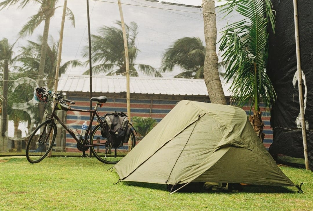 An actual campsite was a nice change