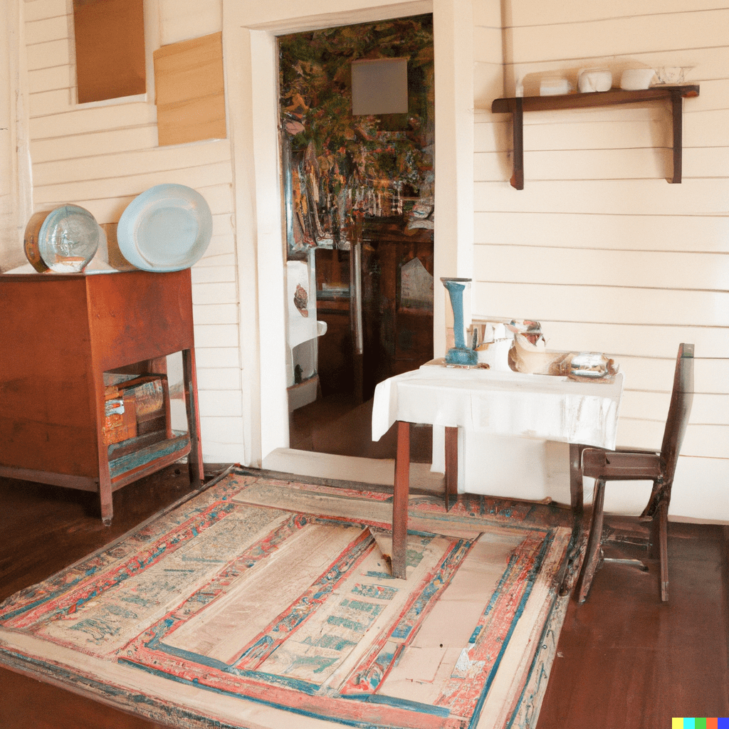 Interior of a old quaint Australian home
