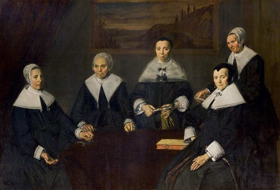 Regents (top) and Regentesses (bottom) of the old men's alms house
