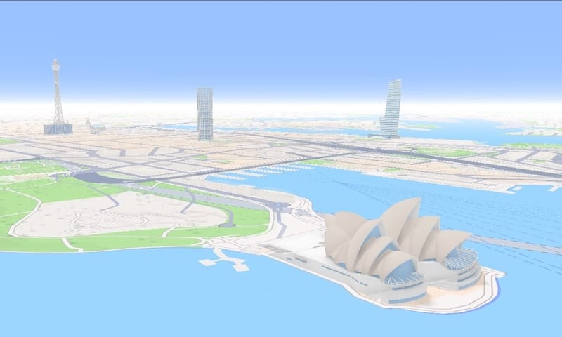 Exploring new Mapbox 3D and lighting capabilities via a virtual tour of Sydney.