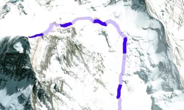 A flexible algorithm to animate an ant-path line in Mapbox or Maplibre.